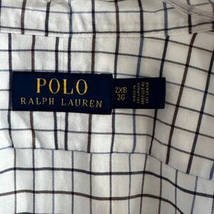 2XB Polo Ralph Lauren Plaid Long sleeve shirt